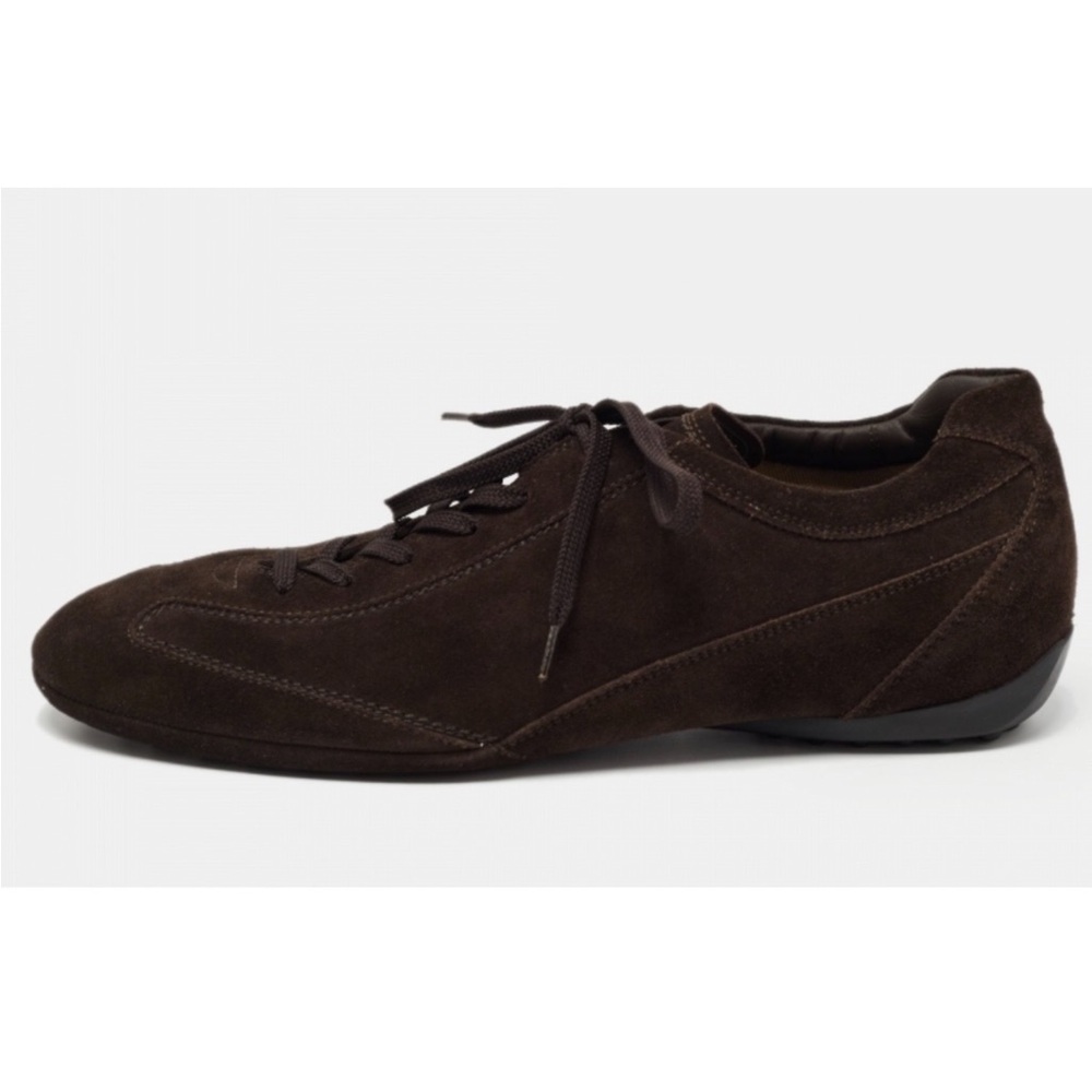 Tod’s Brown SuedeLace Up Sneakers- Trainers- Made in Italy-Men’s 11